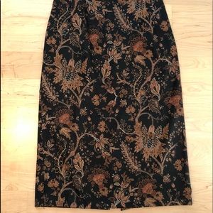 Briggs Petite Long Midi Skirt